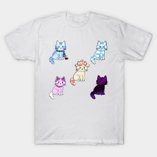 Kitties Sticker Pack 3 T-Shirt